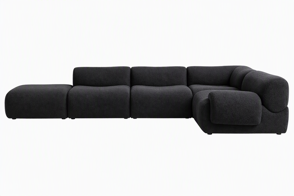 Canapé modulable compressible K-14 noir