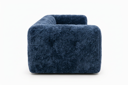 Canapé K-30 bleu vu de profil gauche